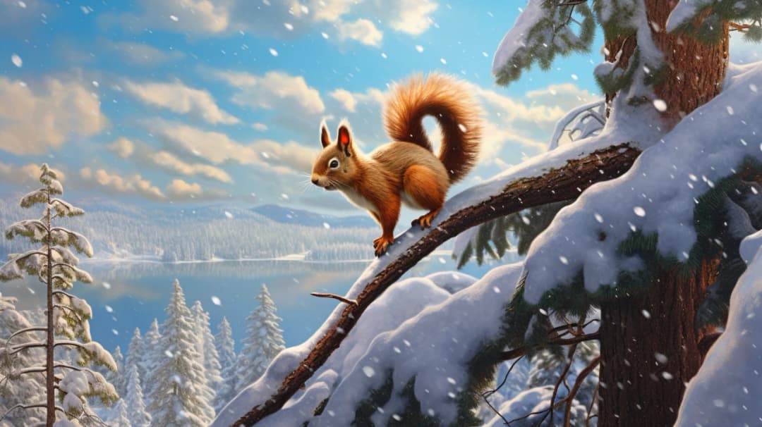 Epoka Lodowcowa wiewiórka - zabawne przygody z lodowcowym wiewiórem